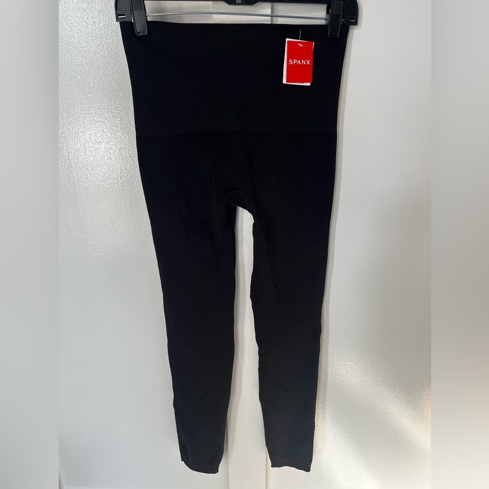 Spanx NWT Very Black Look At Me Now Full Length Leggings XL